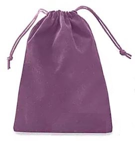 Custom Purple Velvet Bag